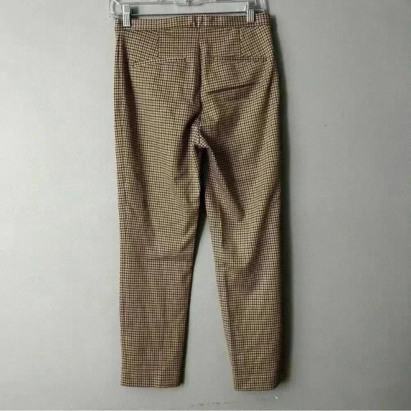 Theory houndstooth slim cropped trousers size 2 - Picture 3 of 5